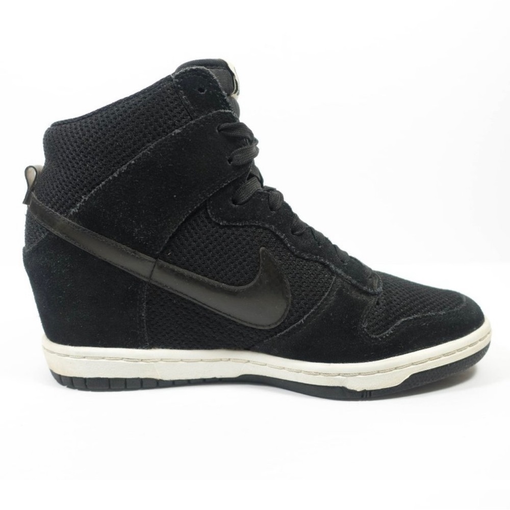 Nike Dunk Sky Hi Hidden Wedge Sneakers -
Women's Size 7.5 - Black